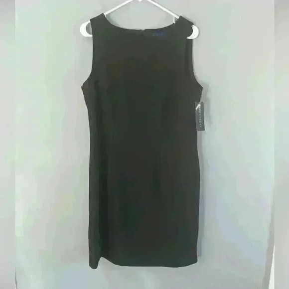 NWT Karen Scott Sleeveless Black Dress size 12 - Picture 1 of 11